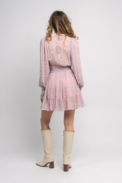 Georgette Mini Dress - Daisies
