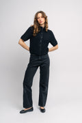 AlphaGZ SS Short Cardigan - Svart
