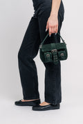 Small Honey Buckle Suede - Dark Green