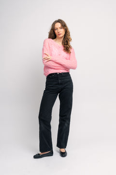 Therese Cardigan - Tropical Pink