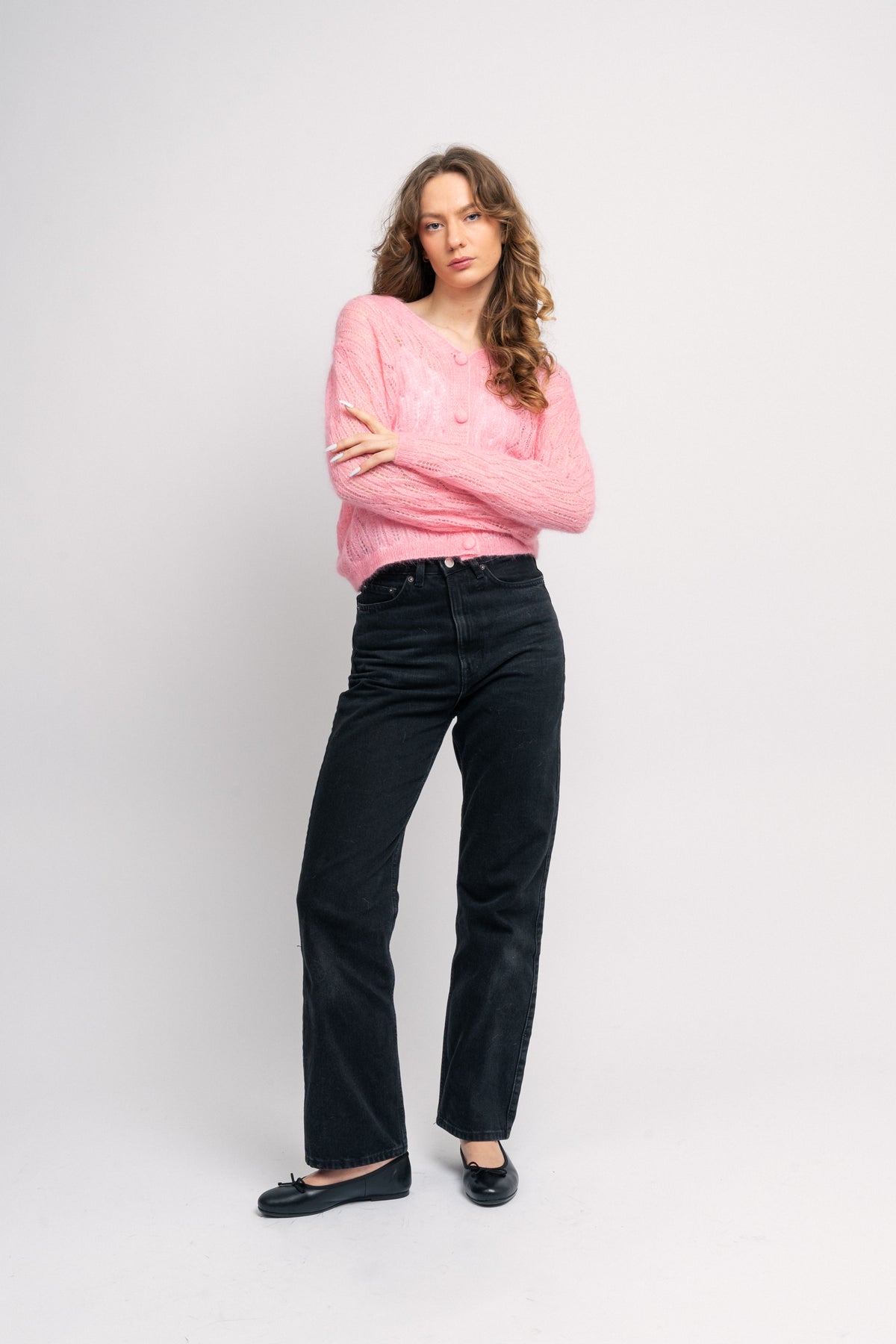 Therese Cardigan - Tropical Pink