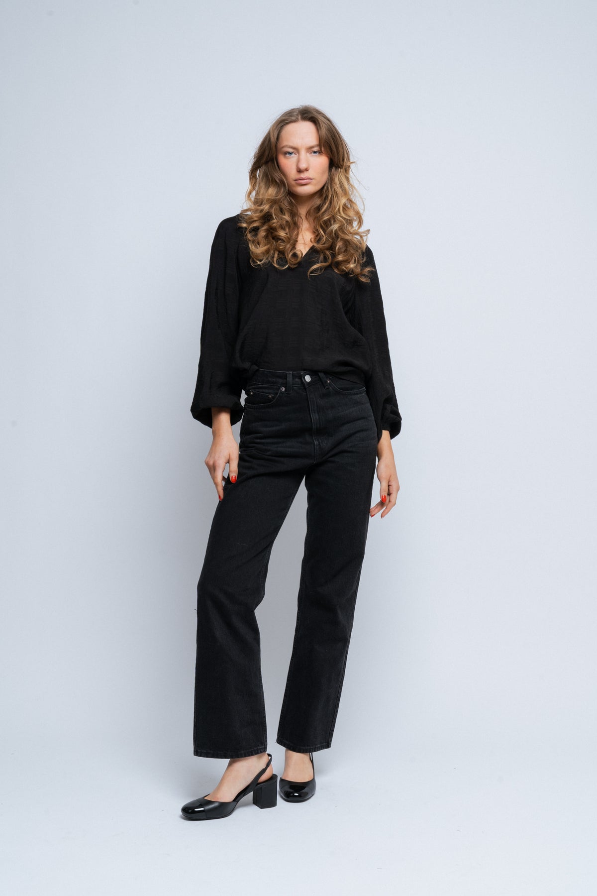 Perla Flex Sling Pump - Black