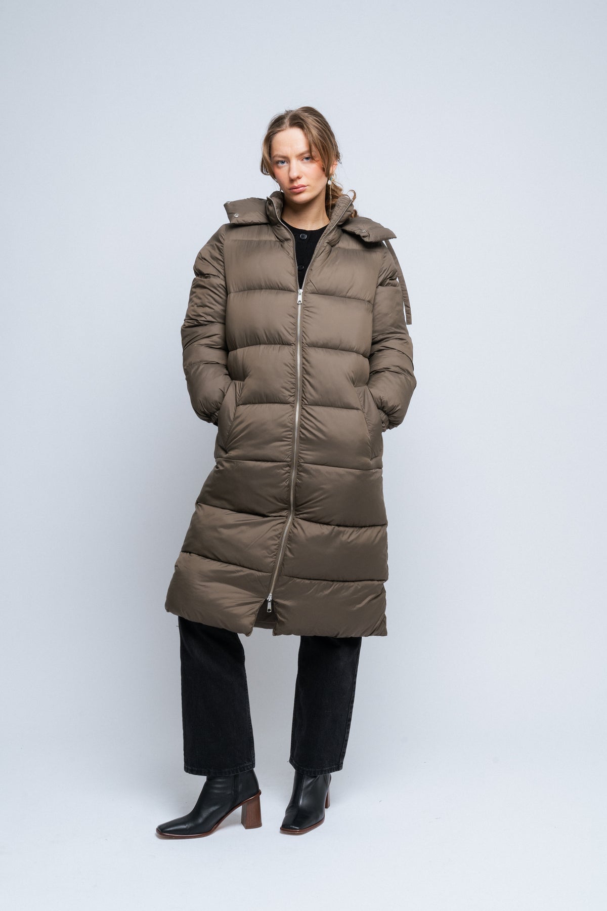Stella Long Jacket - Espresso
