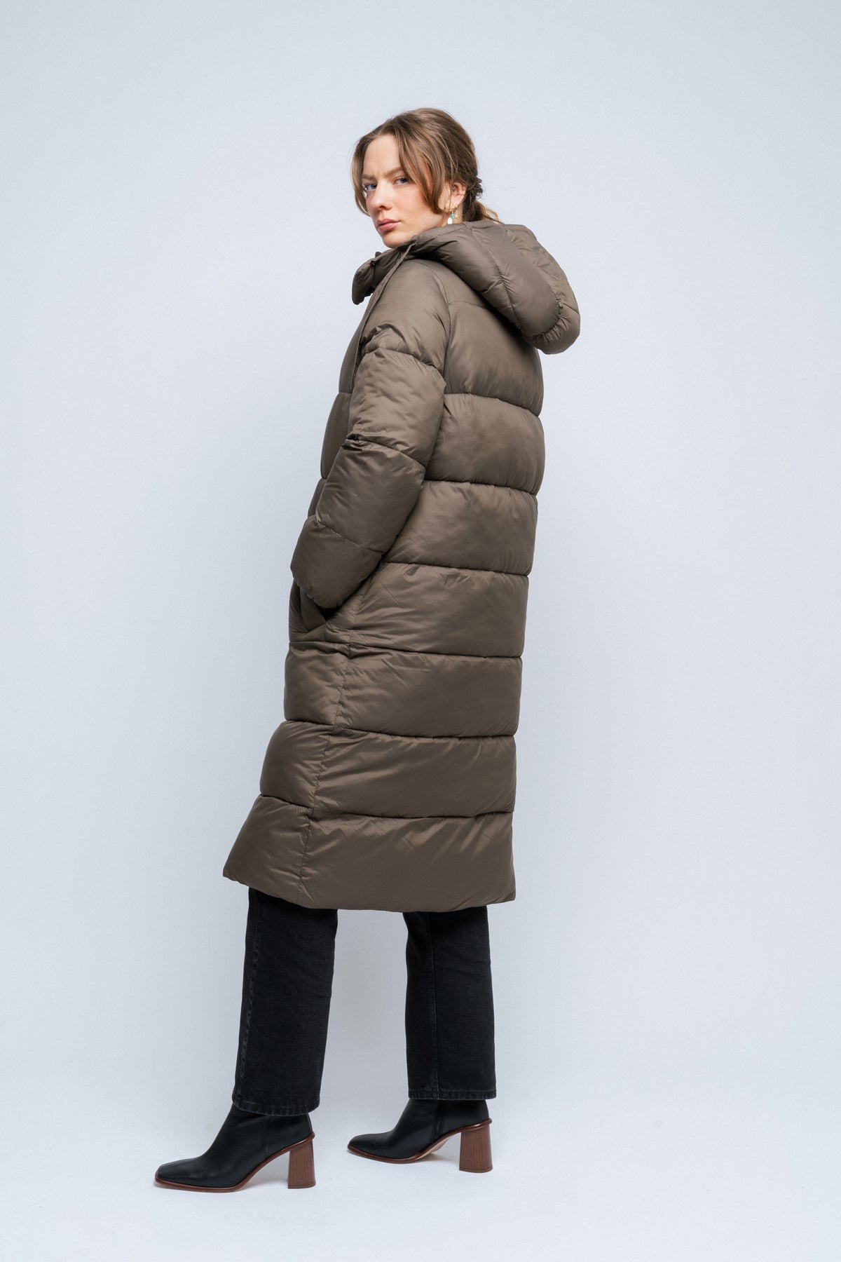Stella Long Jacket - Espresso