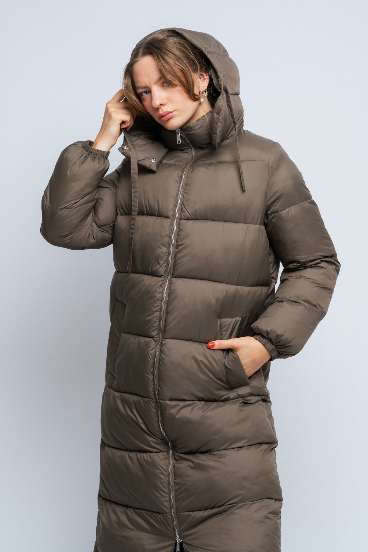Stella Long Jacket - Espresso