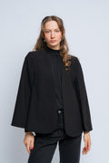Volacc Cape Blazer - Black