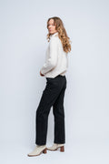 Sia Ras Ls Knit Half Zipper Ex - Birch