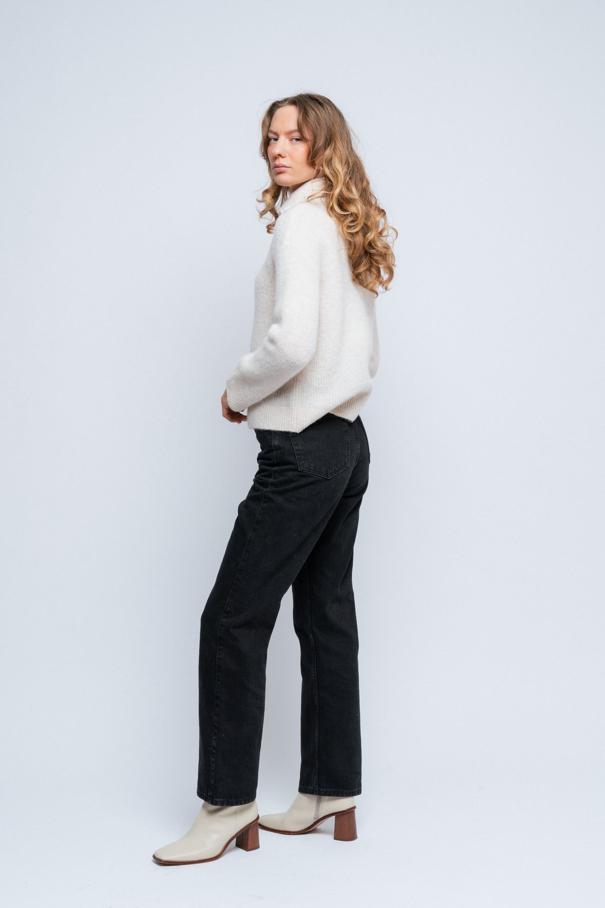 Sia Ras Ls Knit Half Zipper Ex - Birch