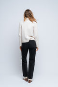 Sia Ras Ls Knit Half Zipper Ex - Birch