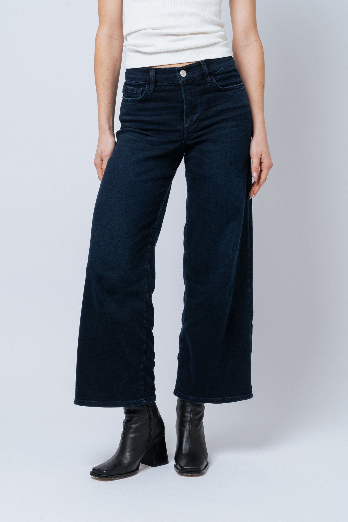 Le Pixie Slim Palazzo - Onyx Indigo