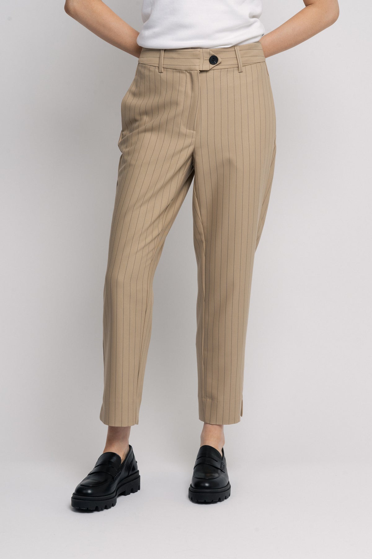 PimaCC Pin Cigarette Pant - Beige