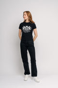 Enzo Dog Crest T-Shirt - Black