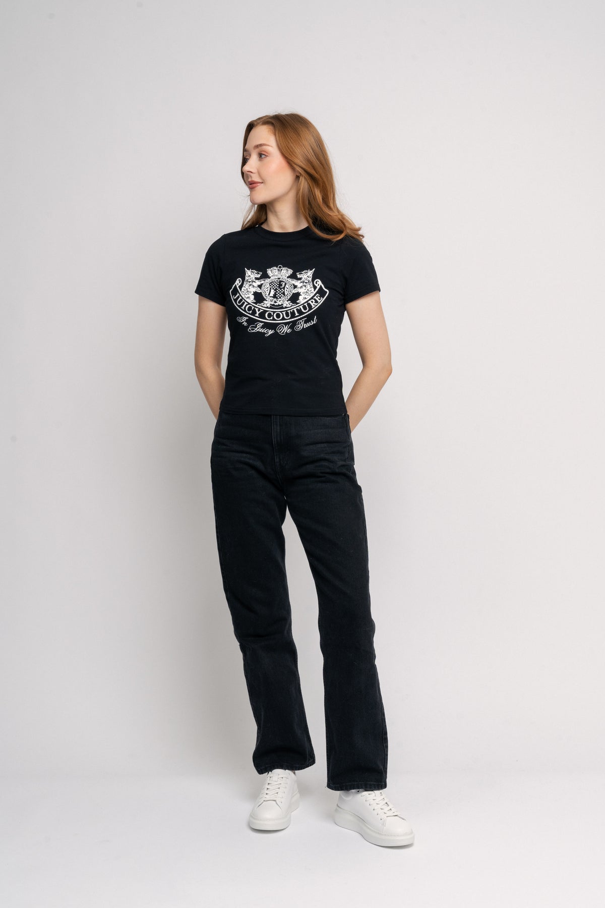 Enzo Dog Crest T-Shirt - Black
