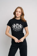 Enzo Dog Crest T-Shirt - Black
