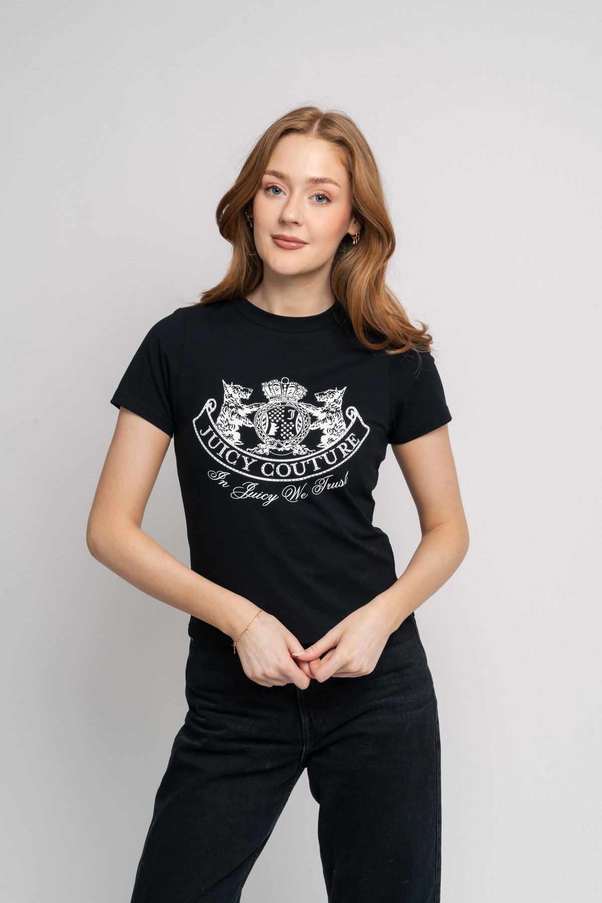 Enzo Dog Crest T-Shirt - Black