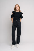 Melania Ray Top - Black