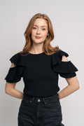 Melania Ray Top - Black