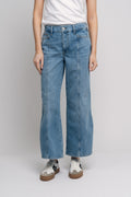 Pixie Le Slim Palazzo Side Slit - Gloomy Skies