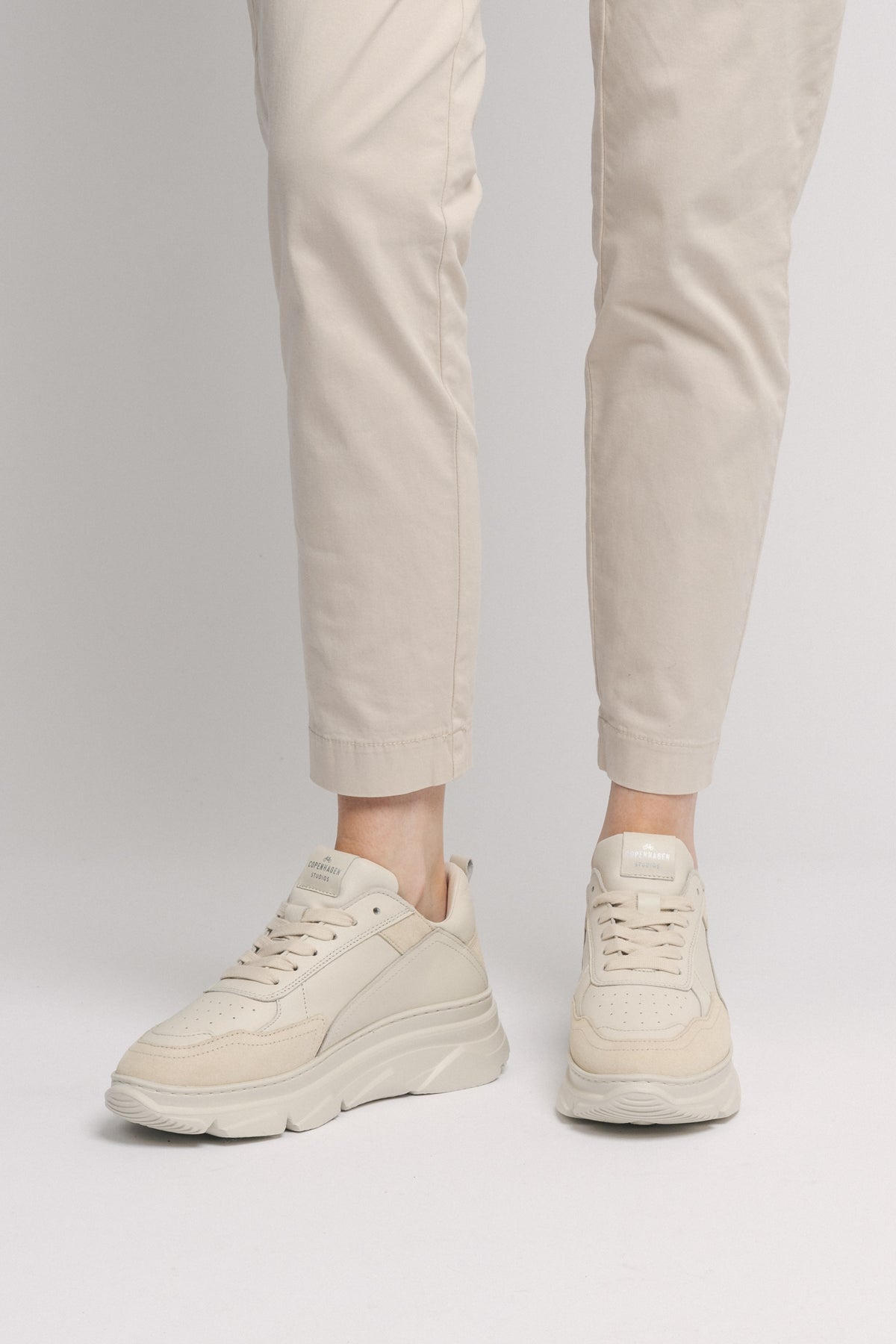 CPH46 Leather Mix - Cream