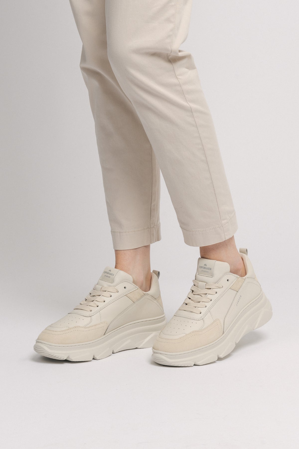 CPH46 Leather Mix - Cream