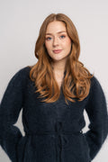 Fredrikke Chunky Cardigan - Dark Navy