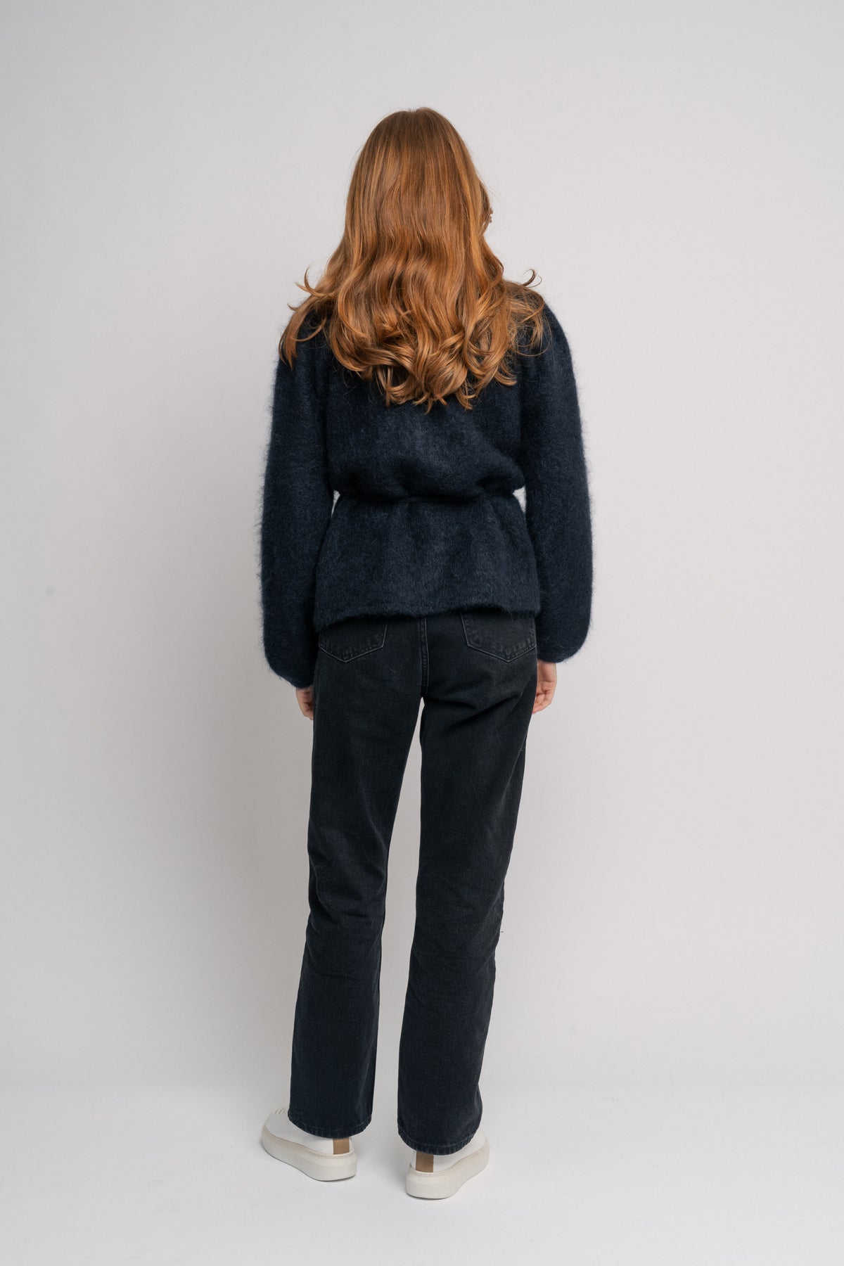 Fredrikke Chunky Cardigan - Dark Navy