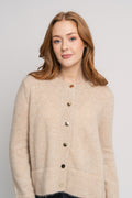 Iris Mohair Cardigan - Beige
