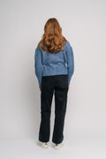 Elma Mohair Cardigan - Jeans Blue