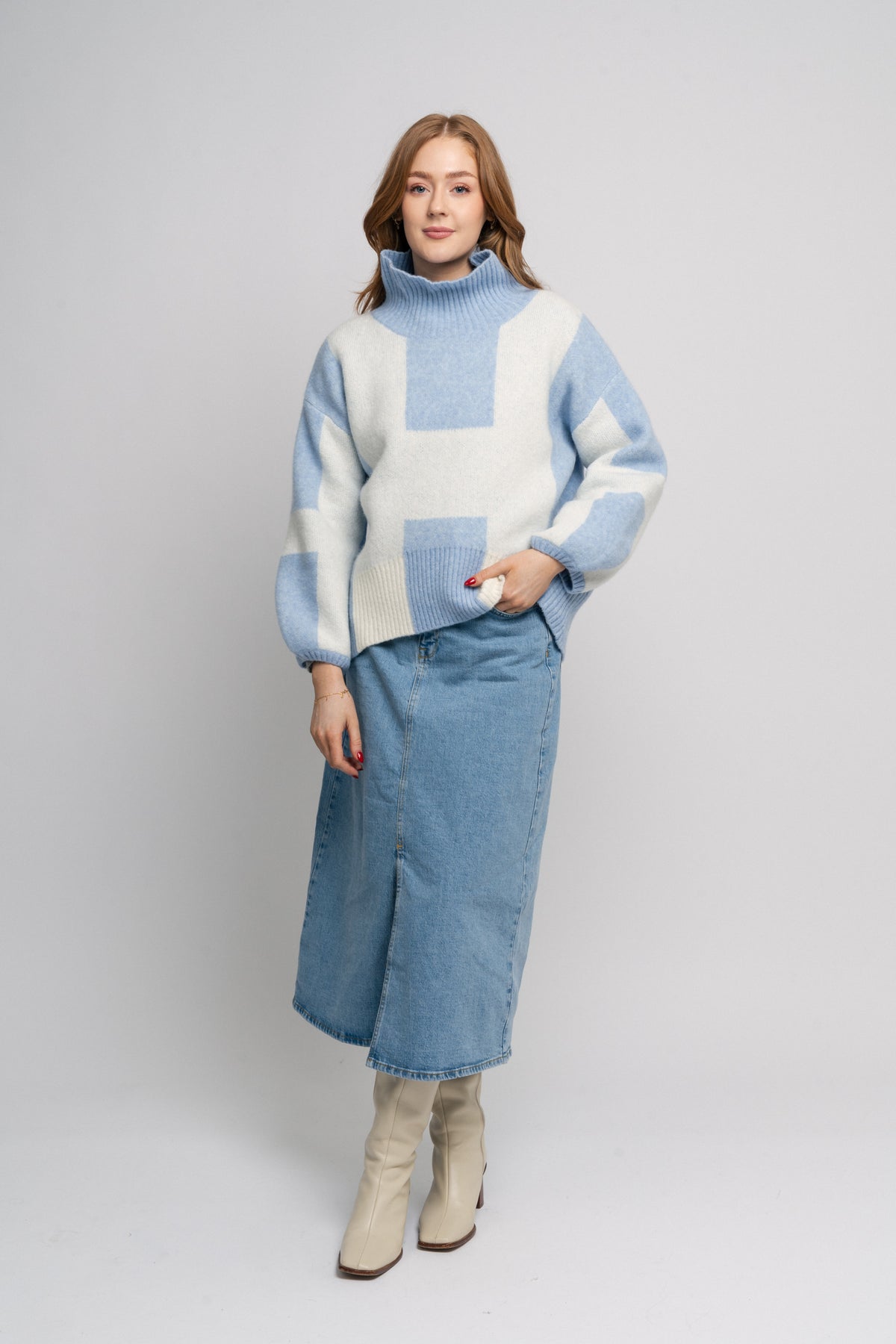 Isa Sweater - Light Blue
