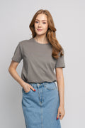 Liv Organic Logo Tee - S Grå