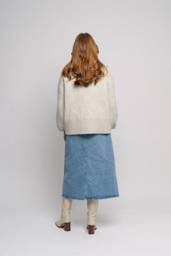 Fam Sweater Short - Bone White