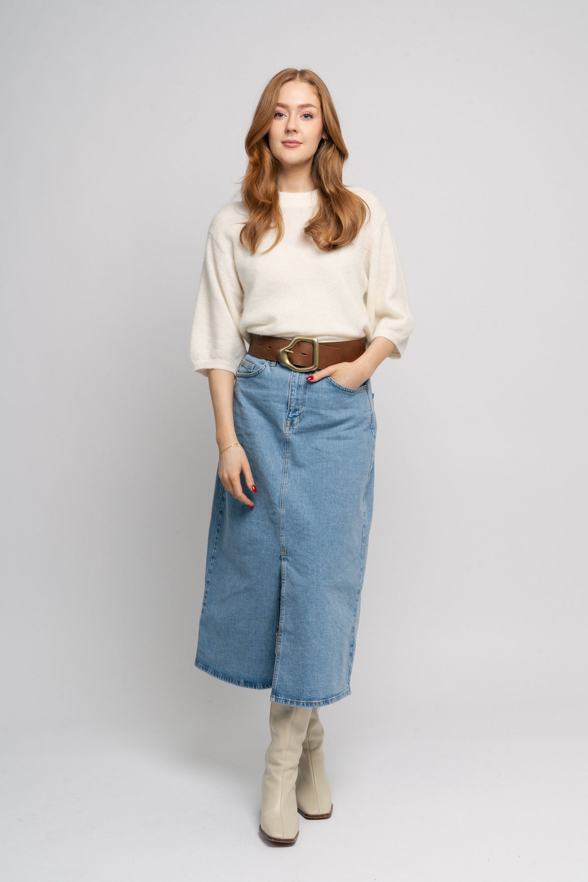 Petrinelle Hope 2/4 Pullover - Egret