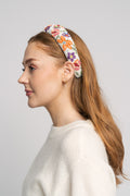 Primula Wide Beaded Hairbrace - Birch White