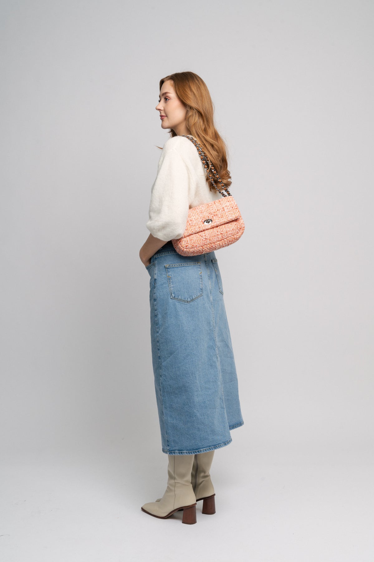 Maia Hollis Bag - Persimmon Orange