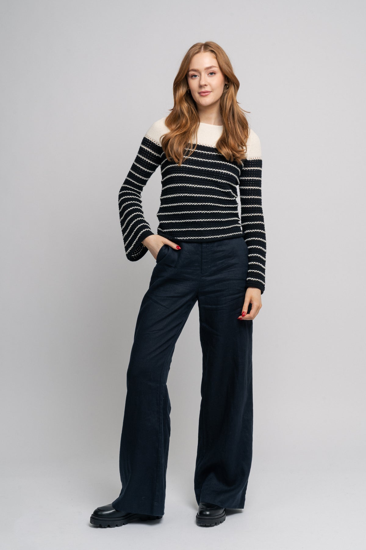 MaloneIW Blouse - Black / White