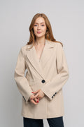TaylahIW Blazer Coat - Haze Melange