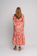 Sylvie Dress - Coral Garden Linen