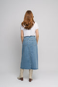 Fenya Modal V Neck Tee - Optical Snow