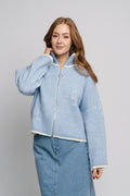 Zip Jacket - Light Blue