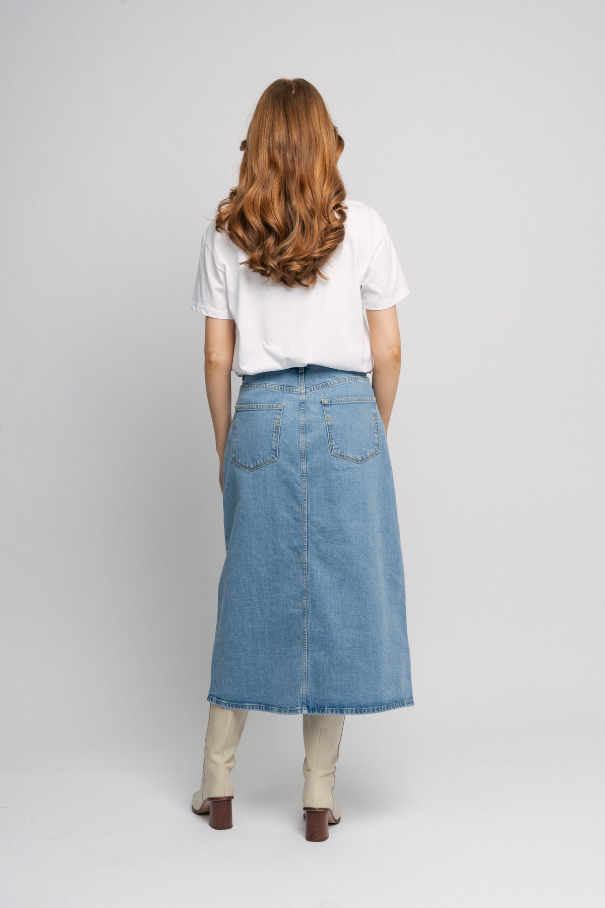 Liv Organic Logo Tee - Vit