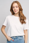 Liv Organic Logo Tee - Vit