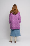 Fam Sweater Long - Radiant Orchid