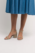 Serena Flex Sandal - Pale Gold