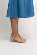 Serena Flex Sandal - Pale Gold
