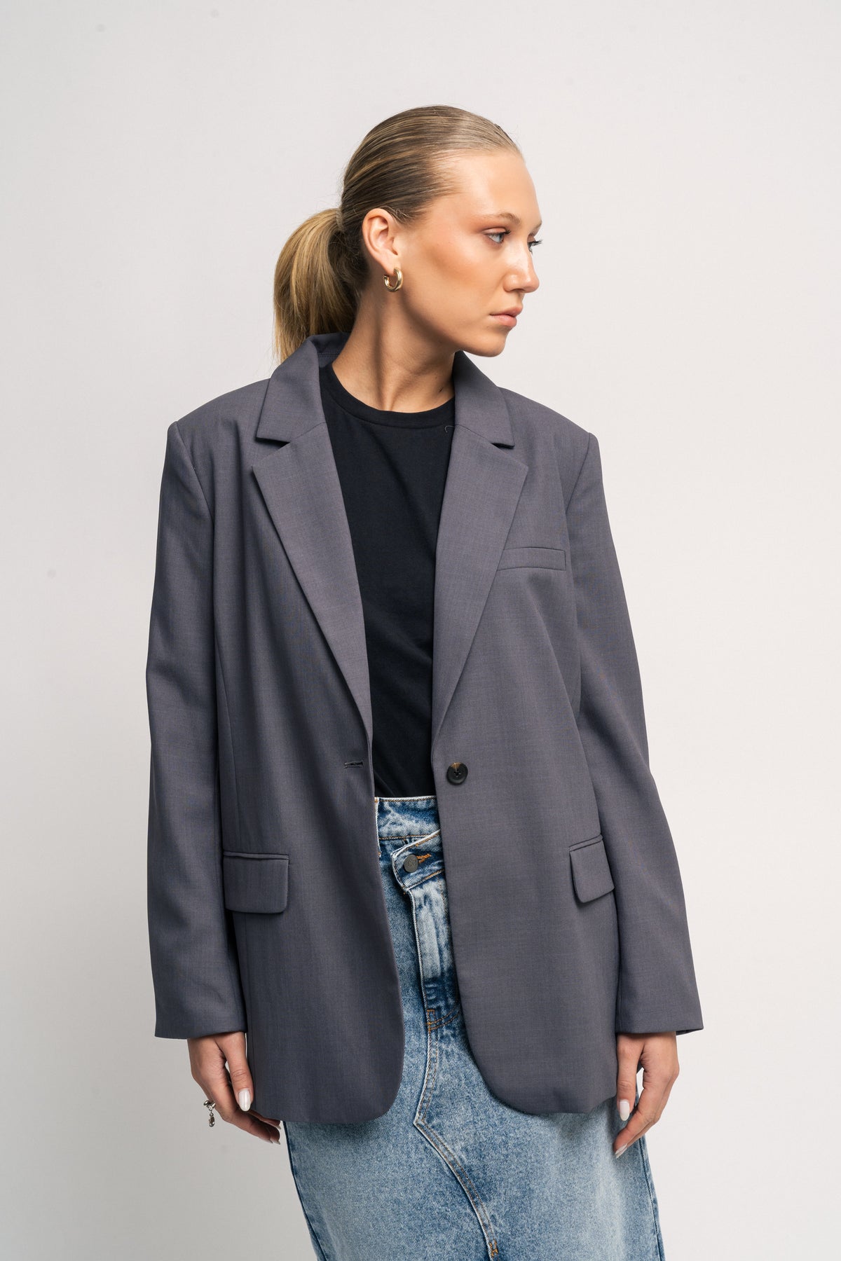 Gale 2 Blazer - Iron Gate