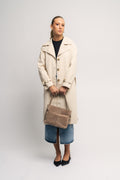 Suede Fraya Small Bag - Moral Gray
