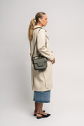 Glossy Cow Iris Bag - Army