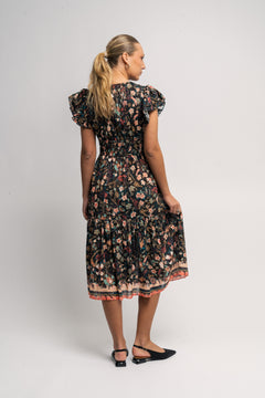 Angelica Dress - Obsidian Botanica