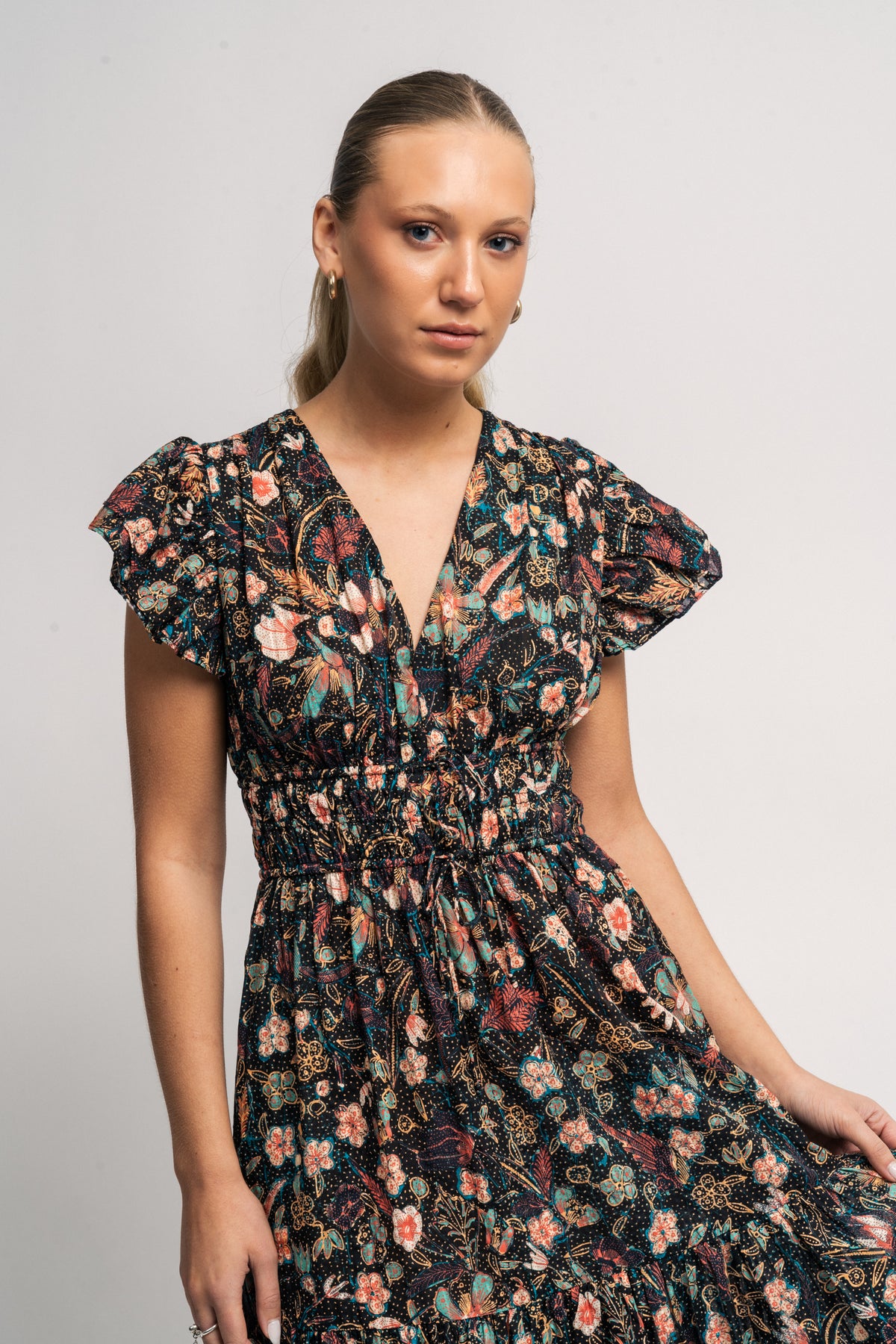 Angelica Dress - Obsidian Botanica