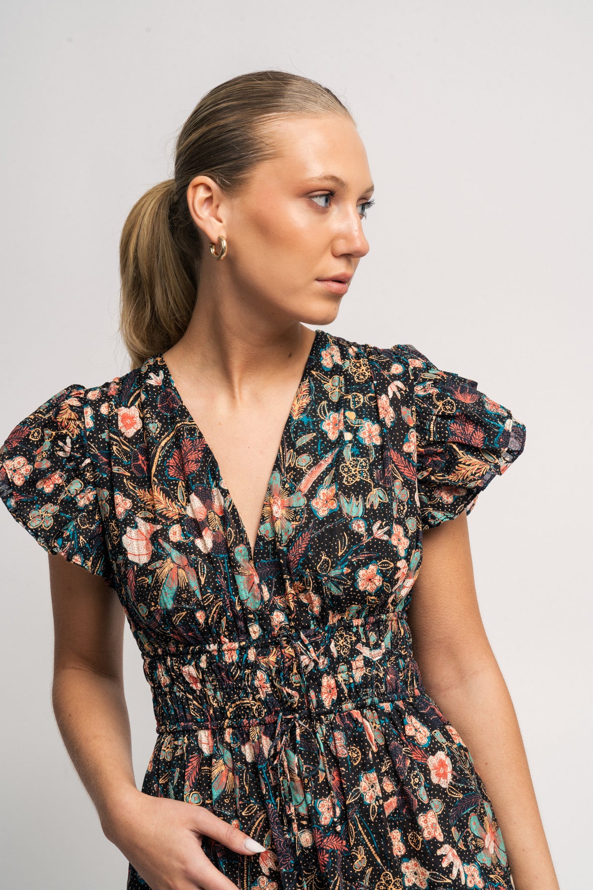 Angelica Dress - Obsidian Botanica